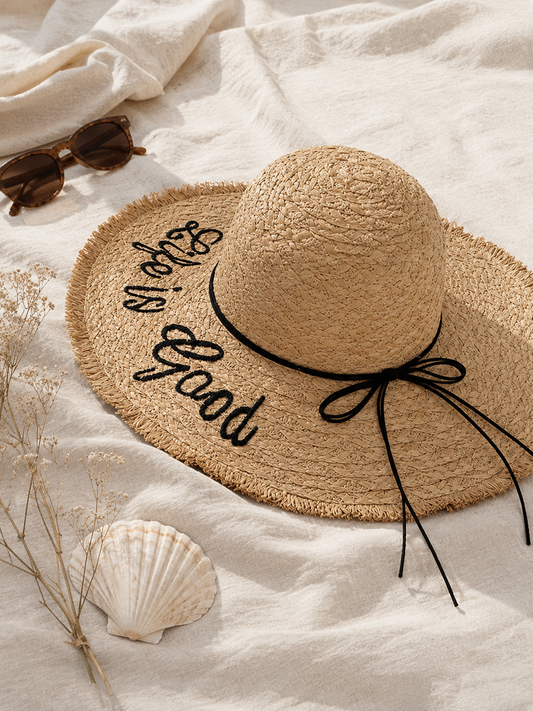 Norlune Atelier Sun Hat with Timeless Embroidery