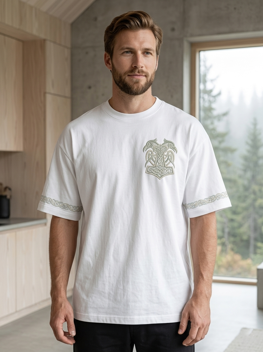 Artisan Embroidered Nordic Tee