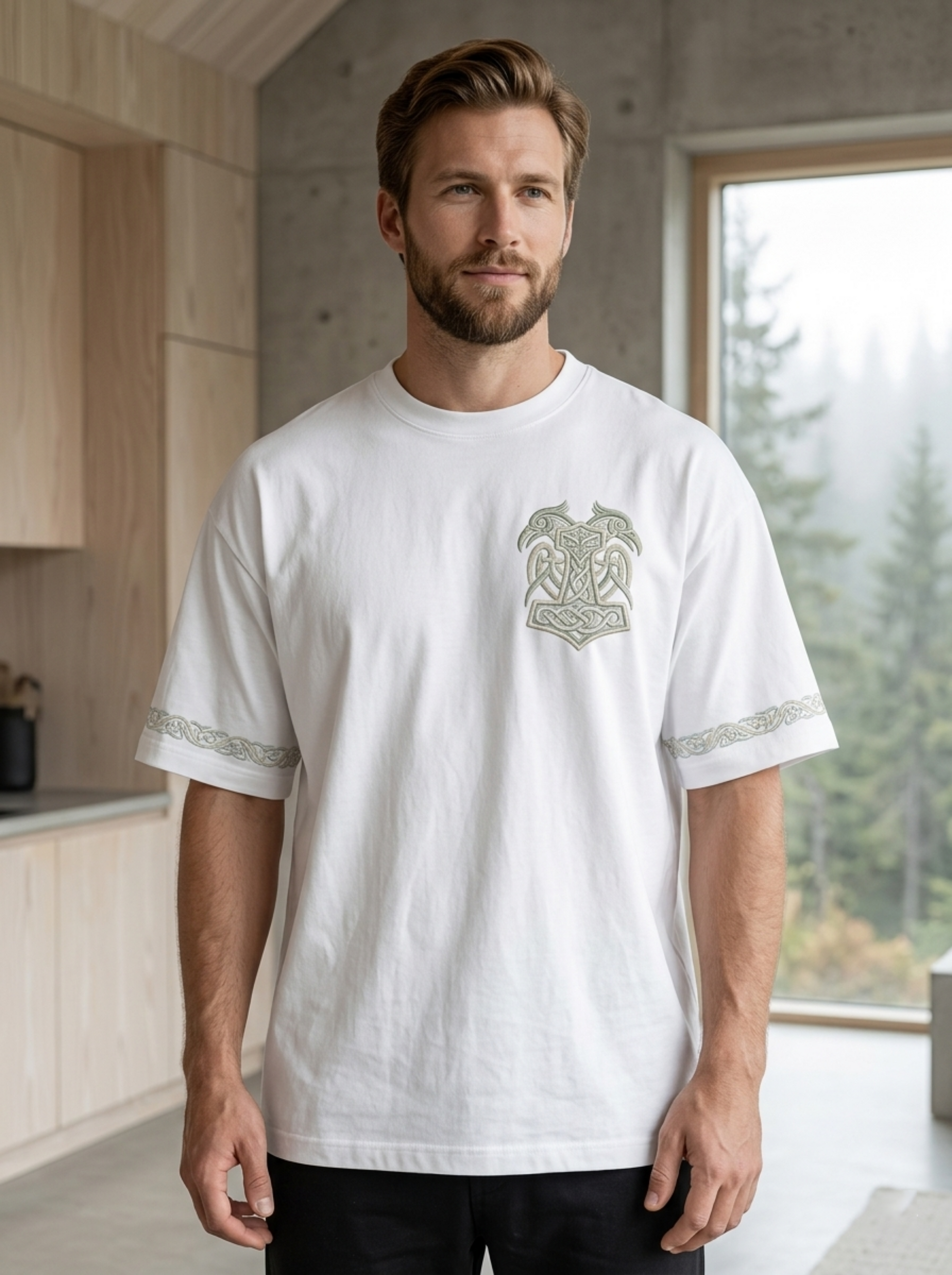Celtic Ornament Oversized Top