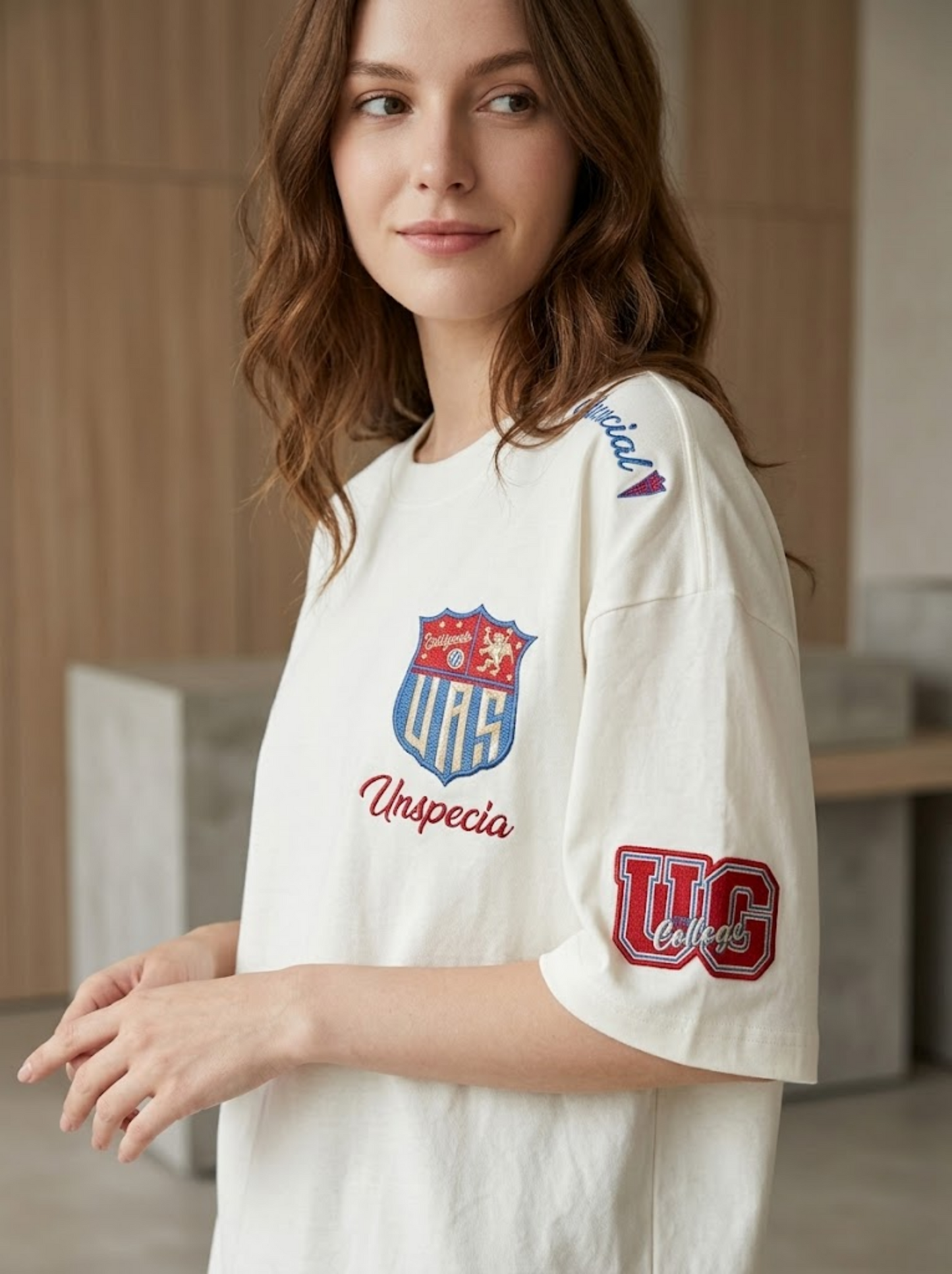Varsity Crest Embroidered T-Shirt